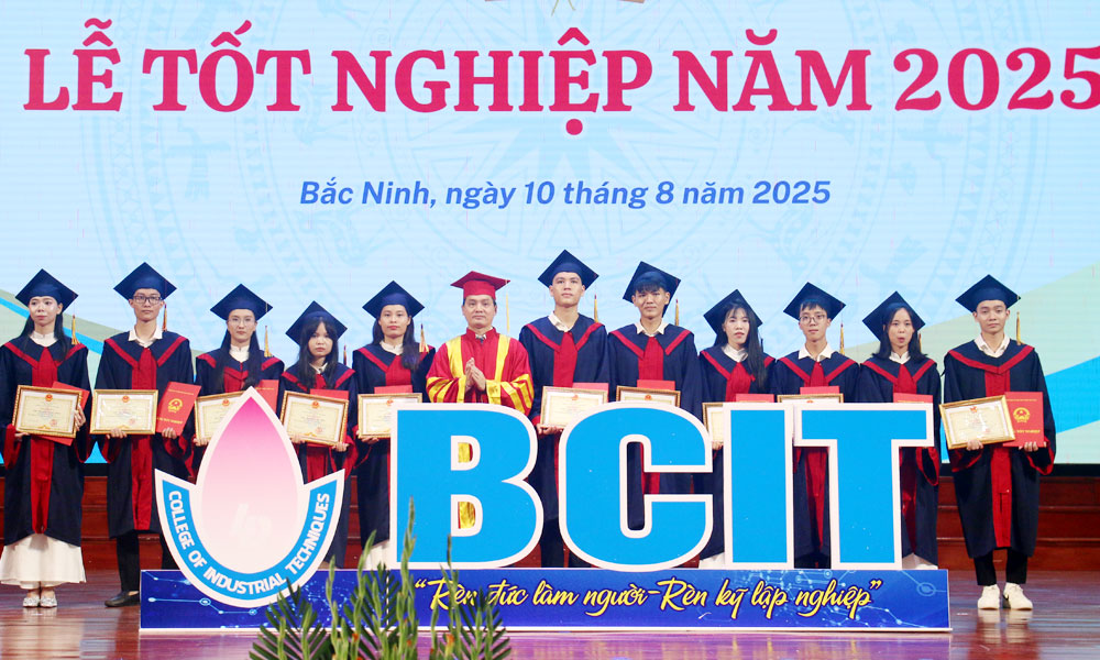 Over 96% of Bac Giang Industrial Technical College graduates employed