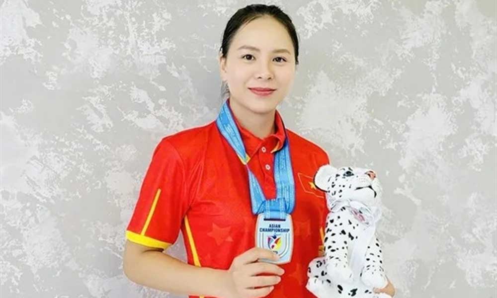 Trinh Thu Vinh wins Asian shooting bronze medal
