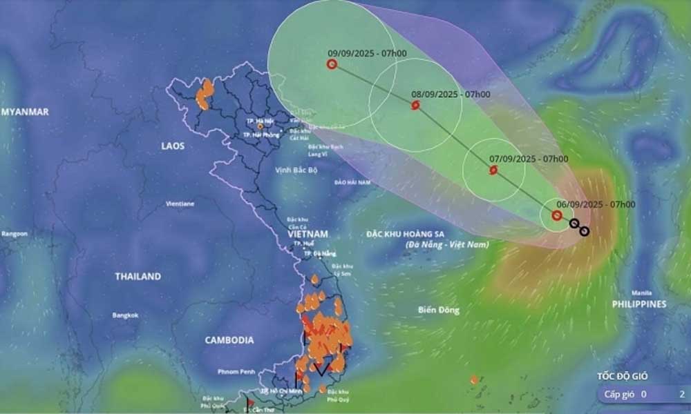 Tropical depression likely to strengthen into storm off Vietnam coast today
