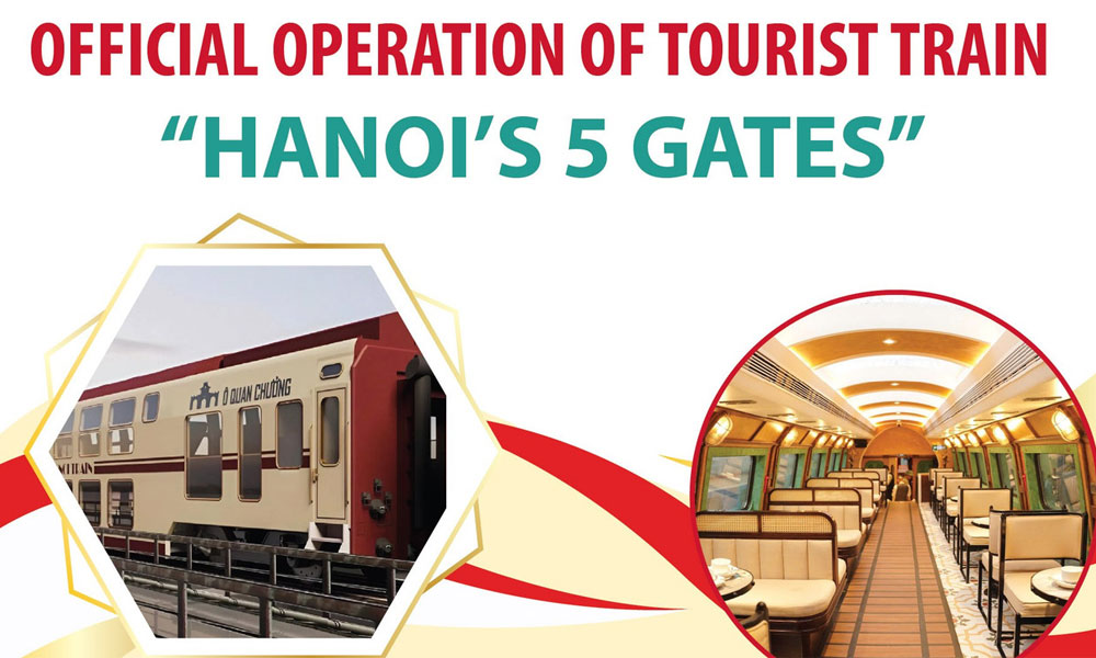 Cultural tourism train “Hanoi’s 5 gates” officially launched