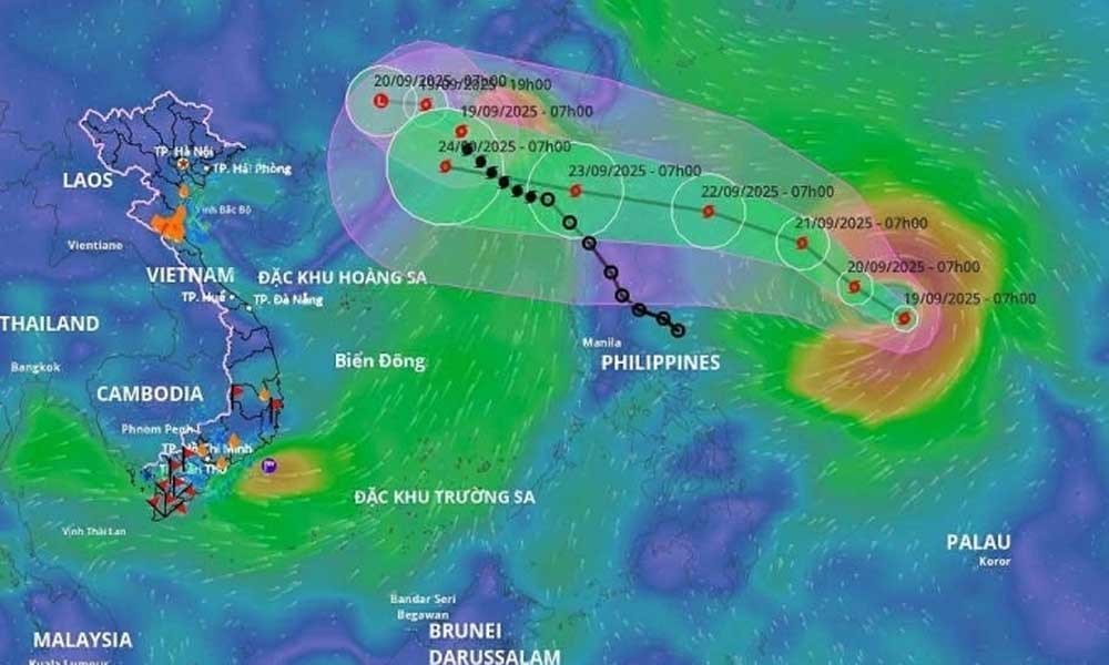 Storm Mitag to hit China Friday, set to bring heavy rains to northern Vietnam