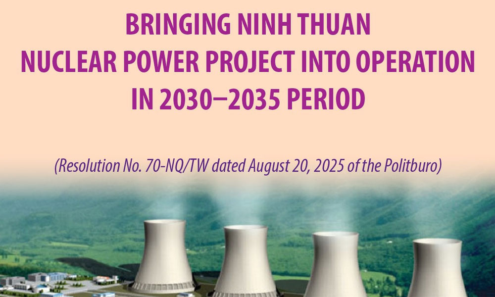 Bringing Ninh Thuan nuclear power project into operation in 2030–2035 period