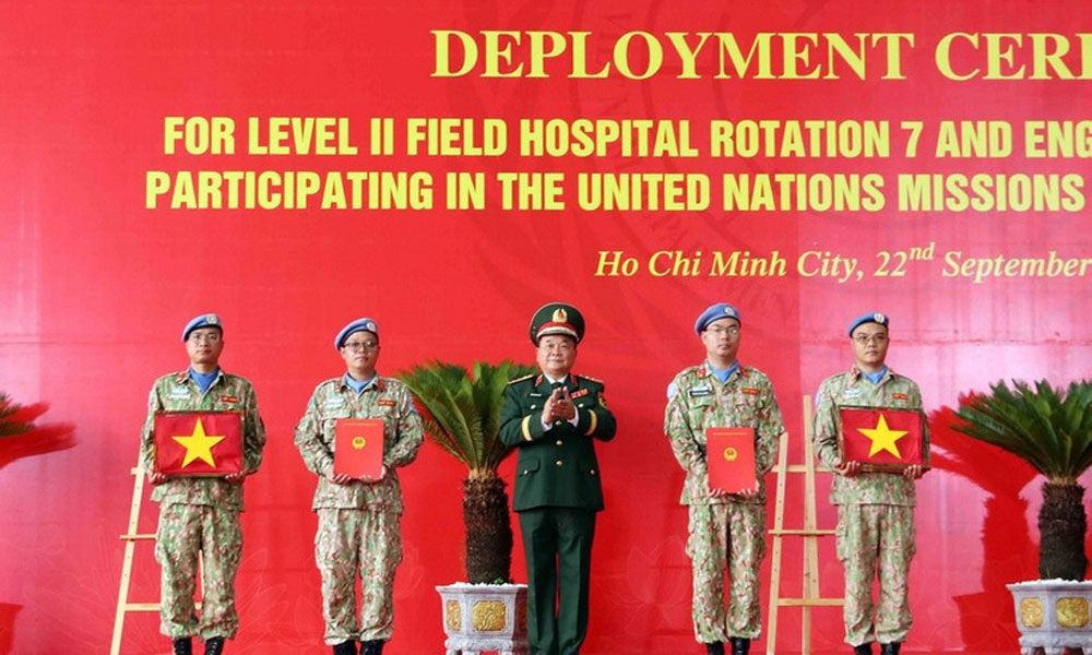 Vietnam deploys more Level-2 field hospital, engineering unit to UN peacekeeping missions