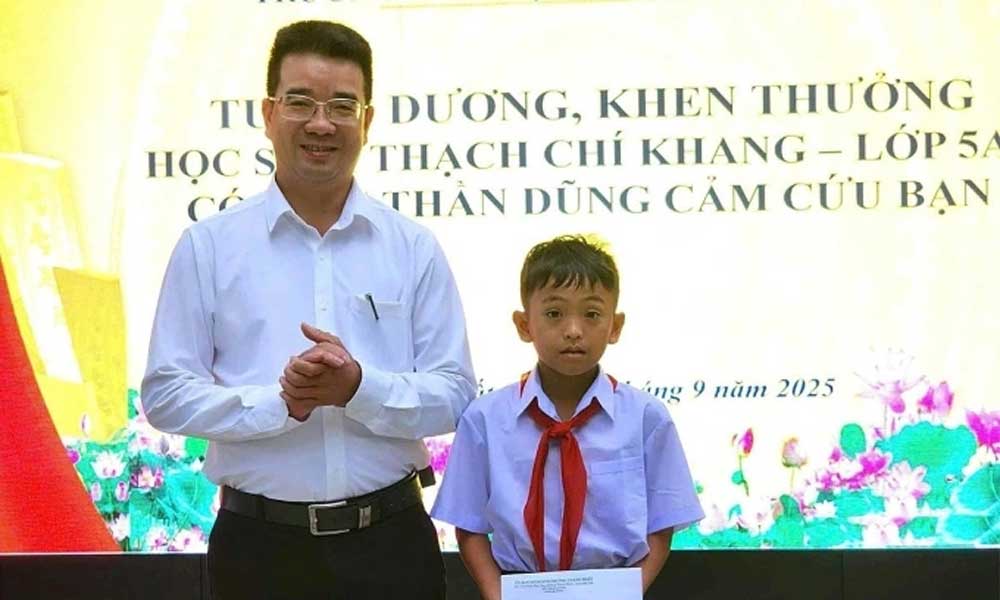 10-year-old hailed a hero for saving neighbor's life in Vietnam massacre