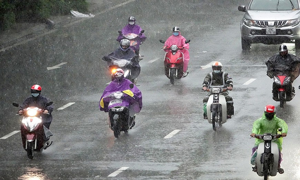 Weekly weather forecast from Monday to Sunday