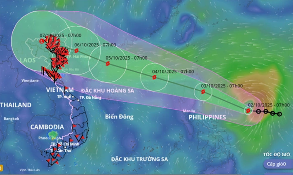 New storm near East Sea set to impact Vietnam with strong winds