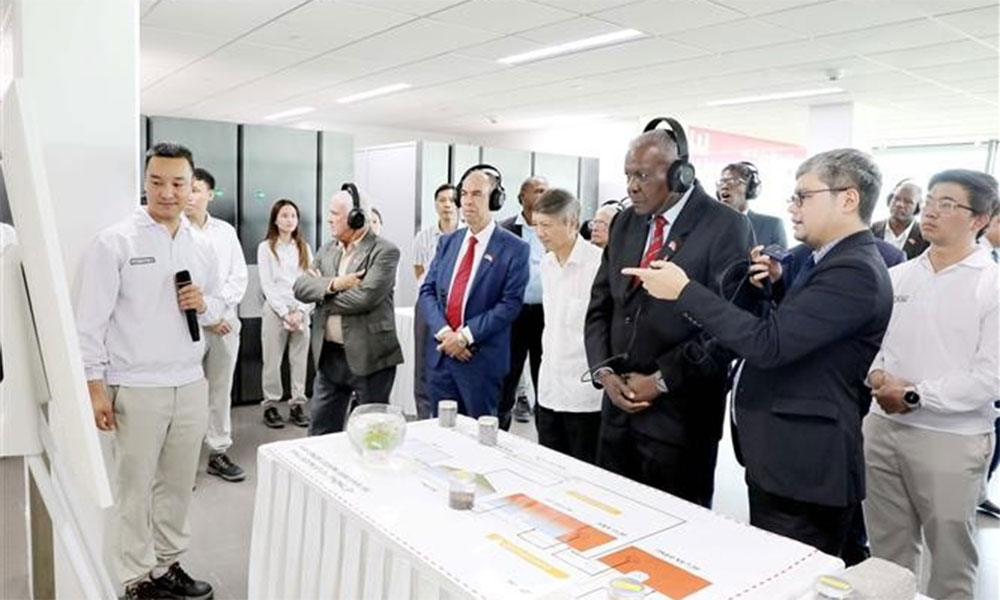 Top Cuban legislator explores industrial park development in Hung Yen