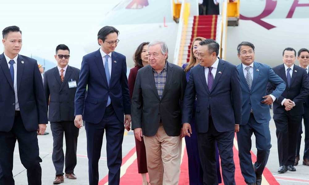 UN Secretary General begins official visit to Vietnam