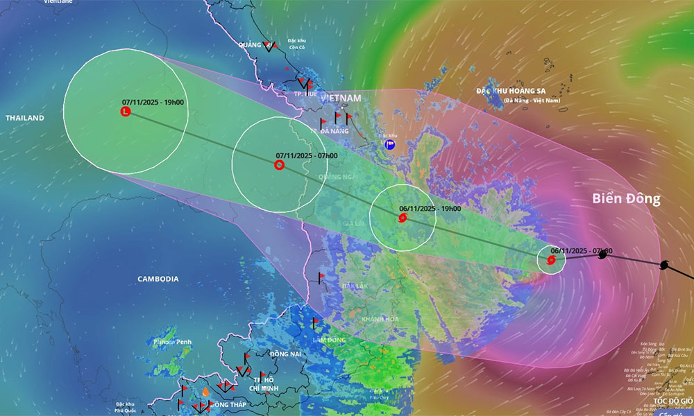 Typhoon Kalmaegi to affect central Vietnam today, landfall expected sooner