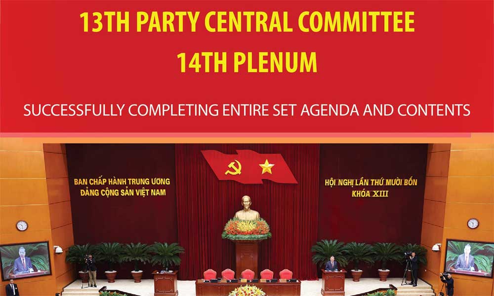 13th Party Central Committee’s 14th plenum completes set agenda