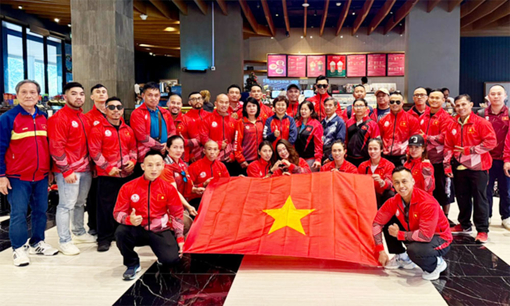 Vietnam wins triple runner-up titles at world bodybuilding championships