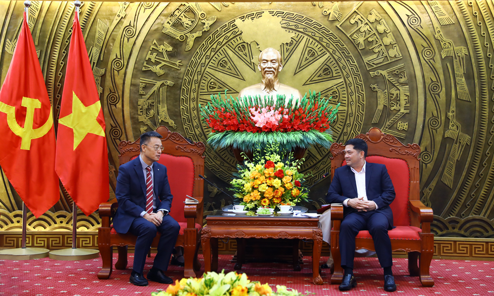 Bac Ninh fosters cooperation with Goertek Group