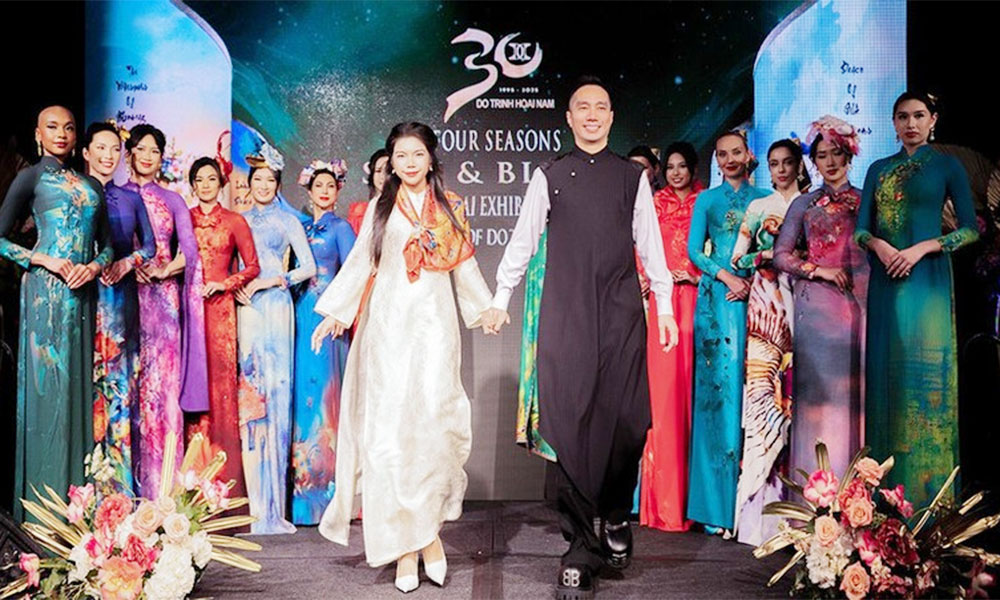 Vietnamese designer Do Trinh Hoai Nam brings ‘Ao dai’ to international fashion stage
