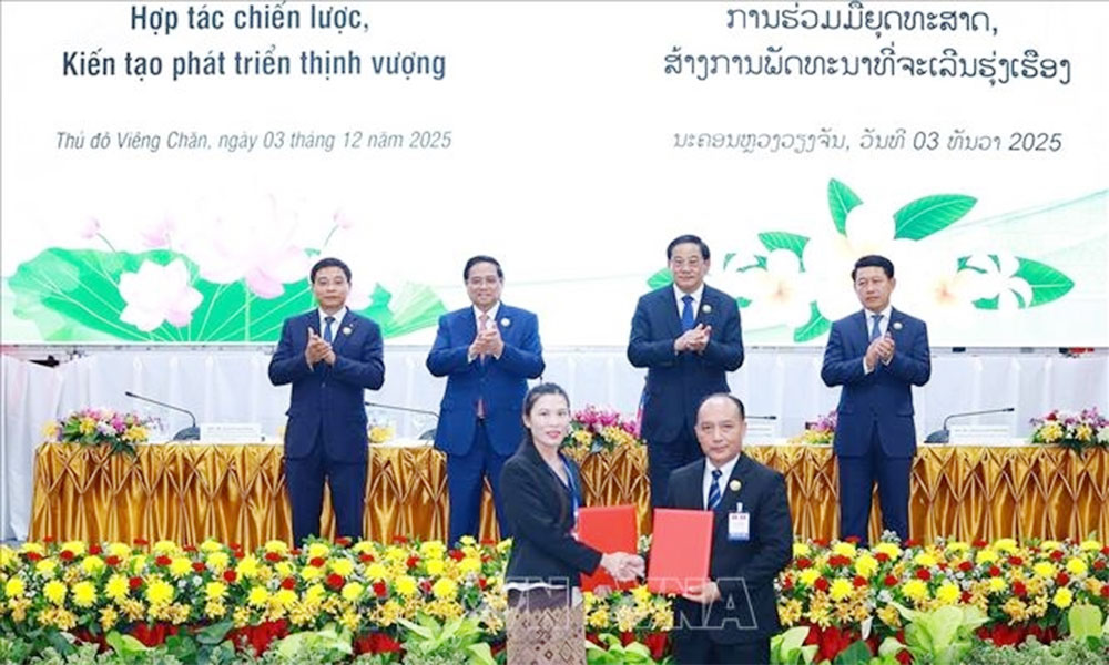 Vietnamese, Lao PMs co-chair investment promotion conference