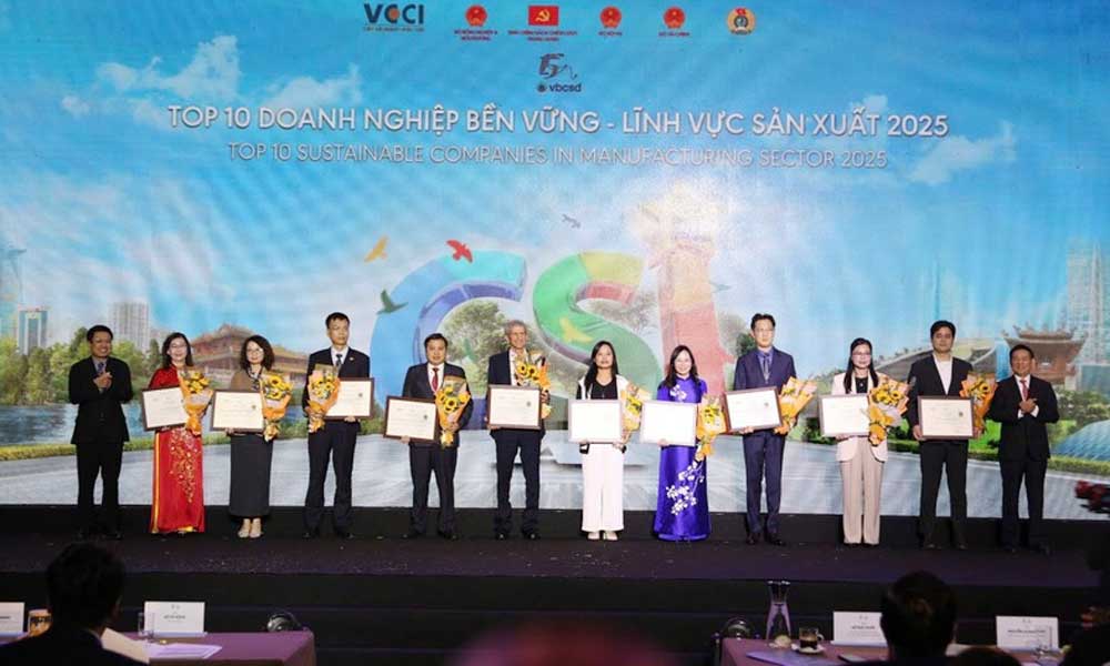 Vietnam announces top 100 sustainable businesses for 2025