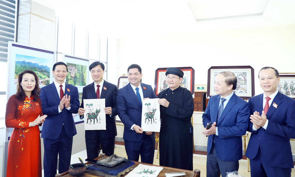 Unique Dong Ho folk painting art