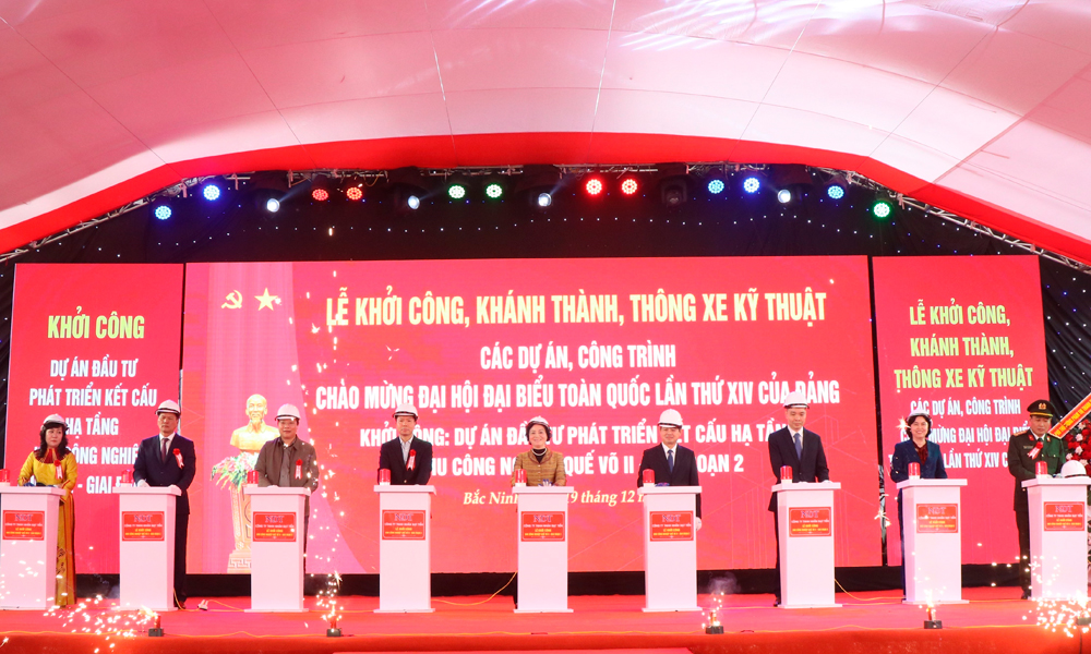 Bac Ninh breaks ground on Que Vo II Industrial Park’s phase II