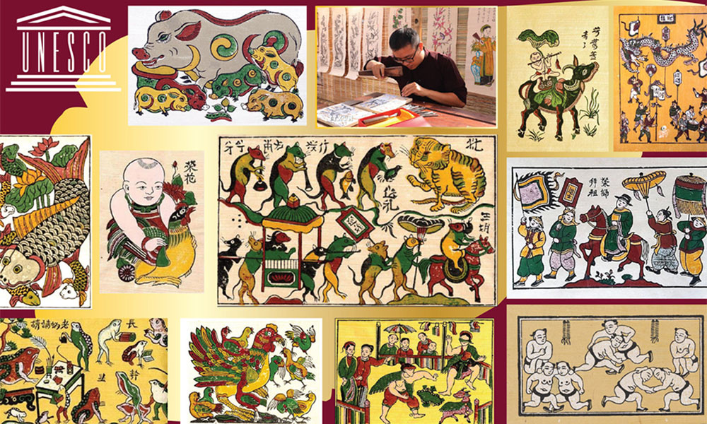 Dong Ho folk painting craft - UNESCO's Intangible Cultural Heritage in Need of Urgent Safeguarding