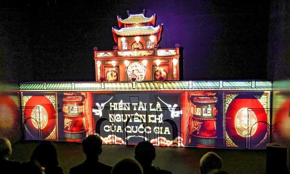 3D mapping show depicts Imperial Capital of Thang Long