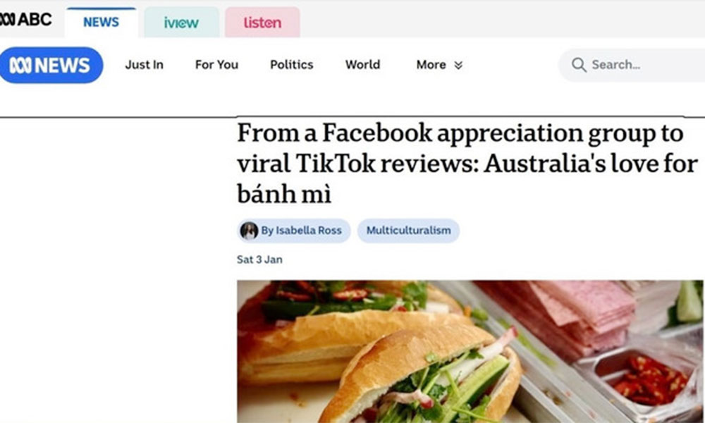 Vietnamese baguettes become part of culture: ABC News