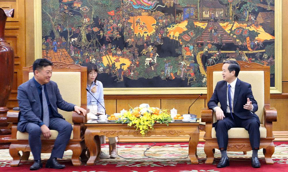 Bac Ninh provincial leader meets South Korea’s Seojin System 