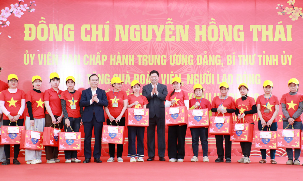 Provincial and defence ministry delegations visit, present Lunar New Year gifts