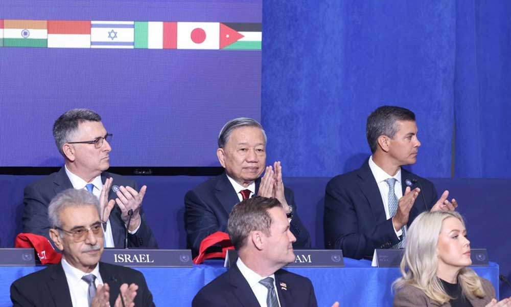 Party General Secretary To Lam attends inaugural meeting of Gaza Board of Peace in US