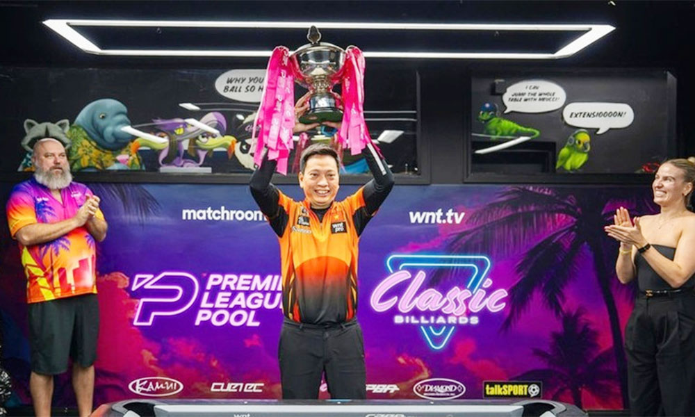 Duong Quoc Hoang crowned Premier League Pool champion, reinforcing Viet Nam’s billiards standing