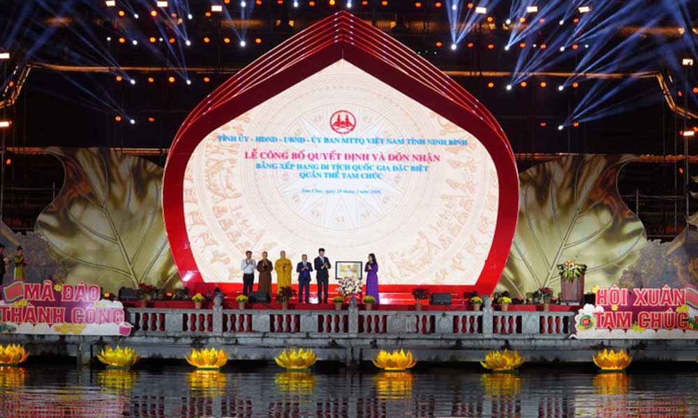 Tam Chuc complex in Ninh Binh granted special national relic status