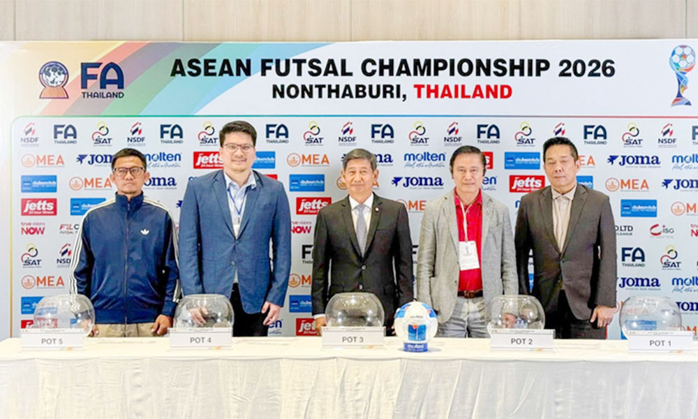 Vietnam drawn with hosts Thailand at ASEAN Futsal Championship 2026