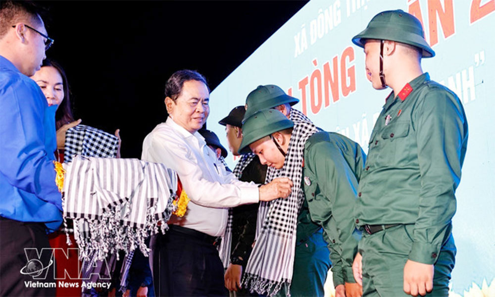 NA Chairman attends military enlistment camp in Ho Chi Minh City