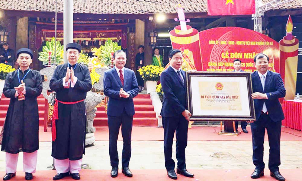 Tho Ha communal house, pagoda, and Confucian temple complex recognised as special national relic site
