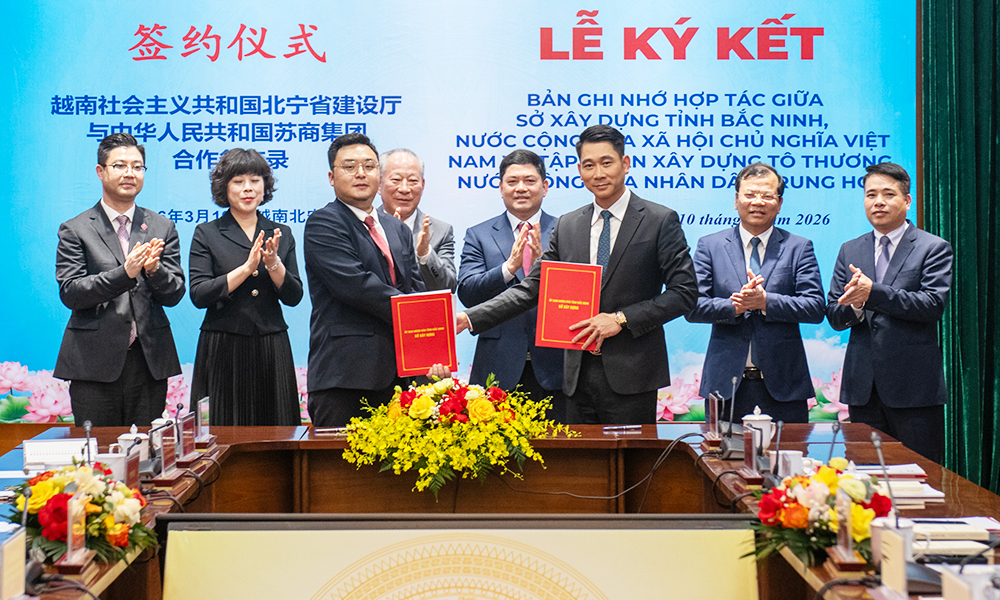 Bac Ninh’s Construction Department signs MOU with China’s Susun Group