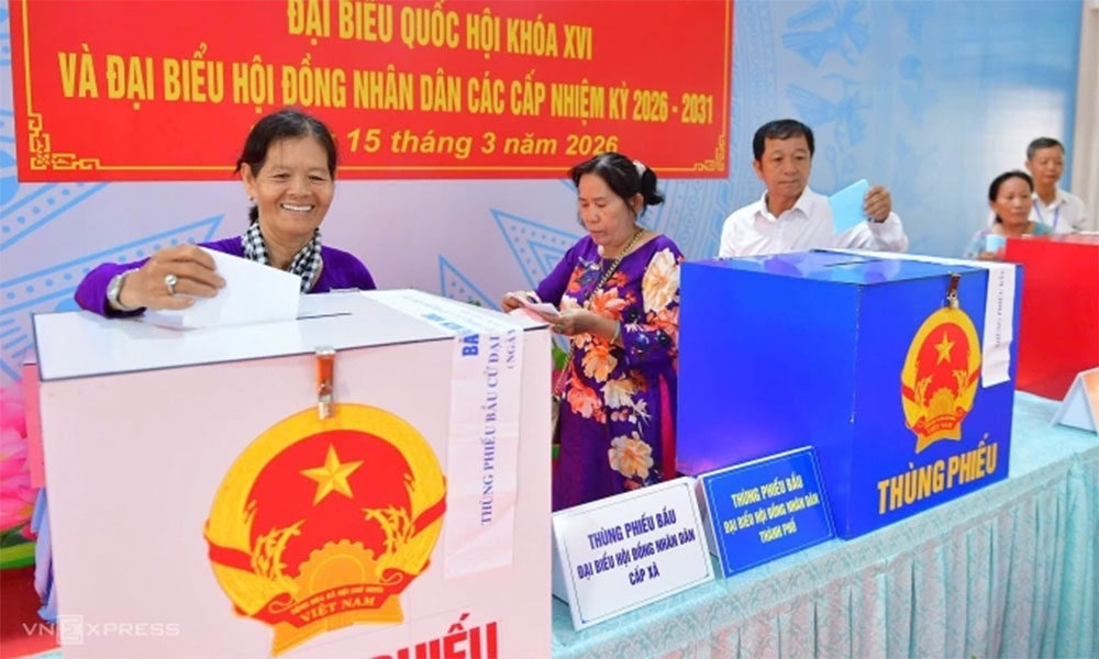 Voter turnout hits 99.68% as of 23:23 on March 15