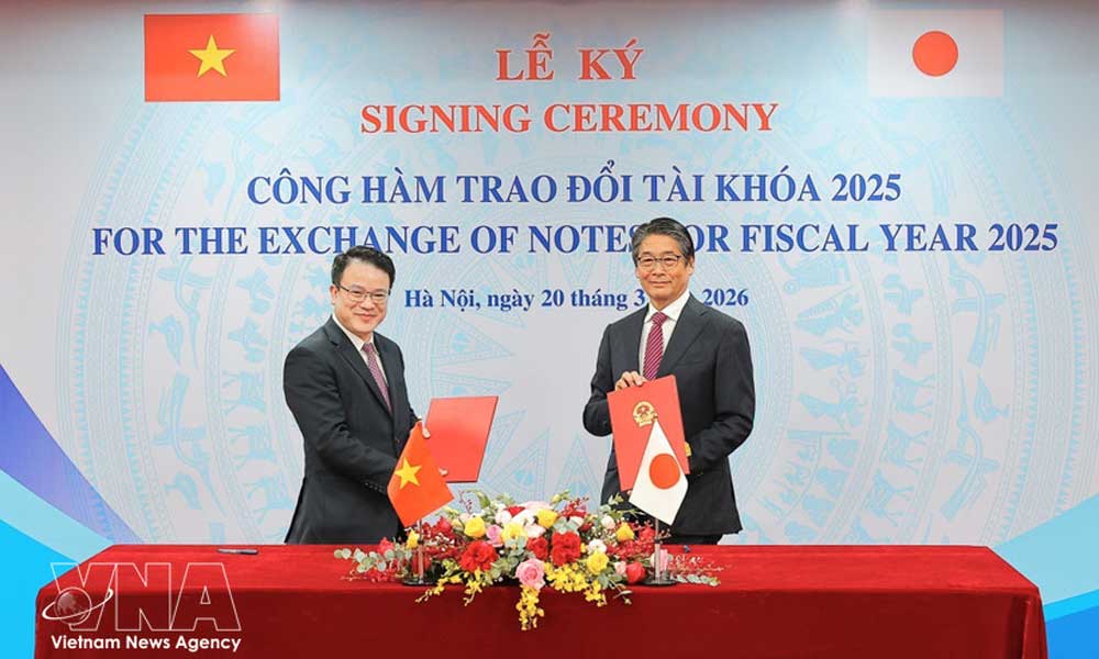 Vietnam, Japan sign exchange of notes for ODA loans to support green transition