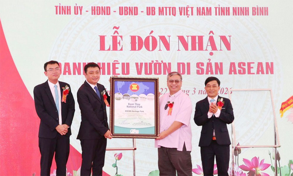 Xuan Thuy National Park recognised as ASEAN Heritage Park