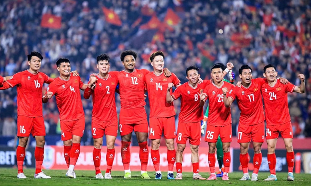 Vietnam rise five places in FIFA rankings, close in on top 100