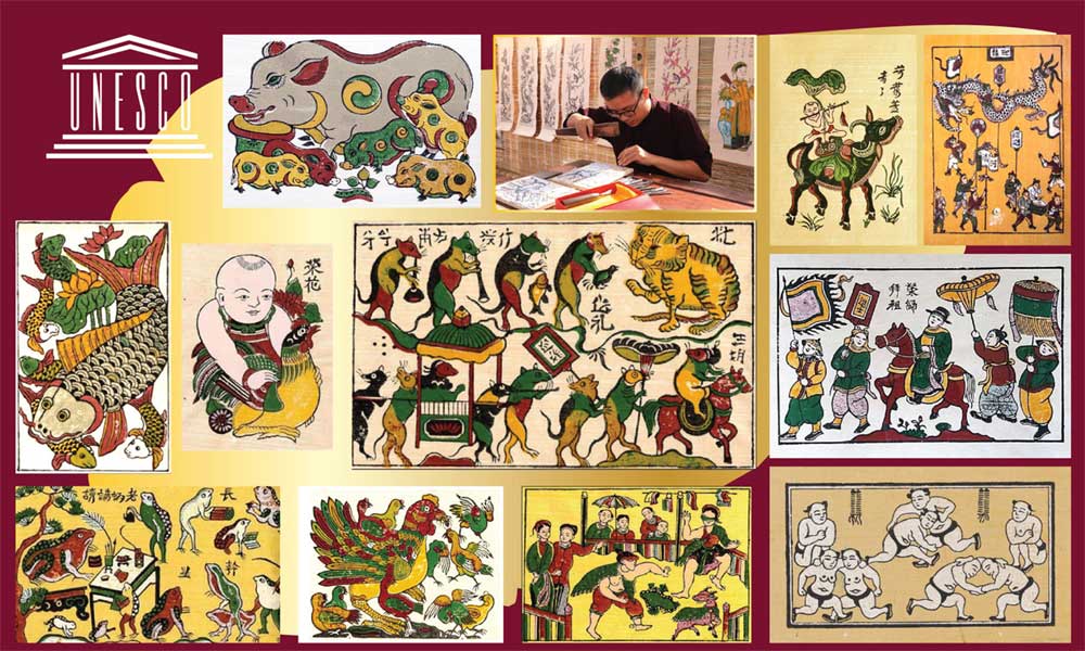 Dong Ho folk painting craft - UNESCO's Intangible Cultural Heritage in Need of Urgent Safeguarding
