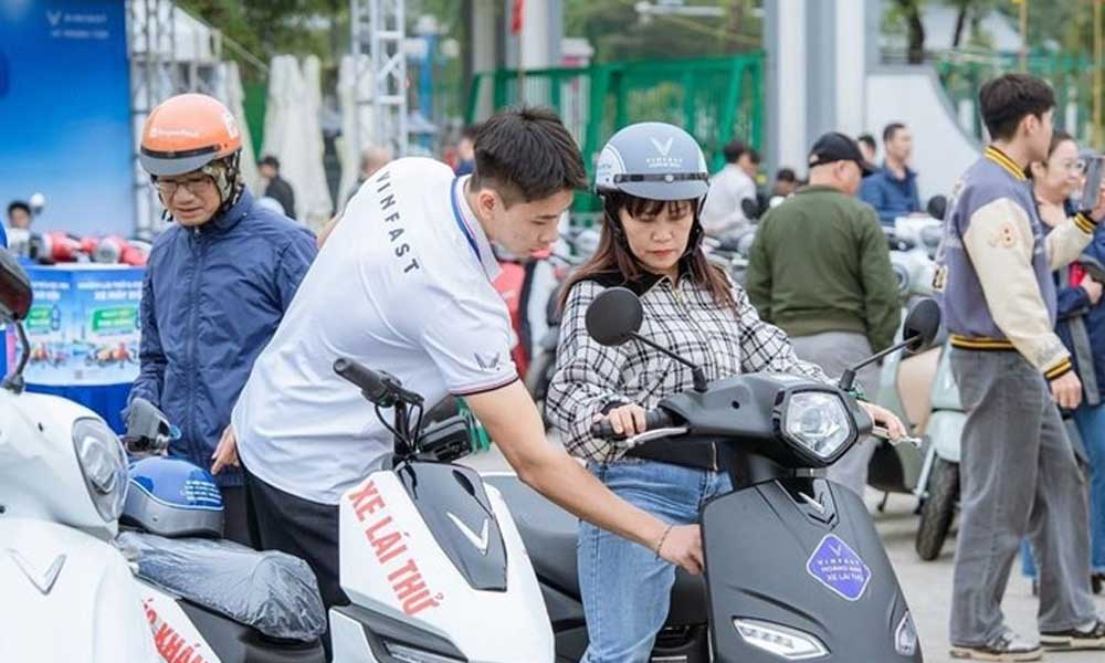 VinFast records highest-ever monthly e-motorbike sales