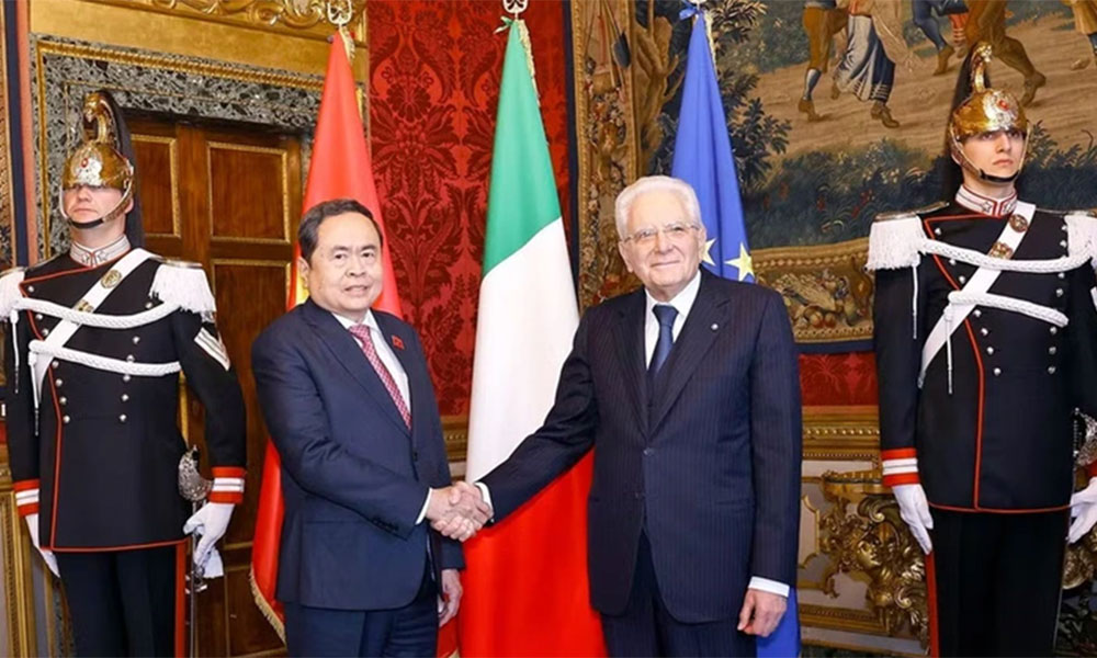 NA Chairman meets with Italian President