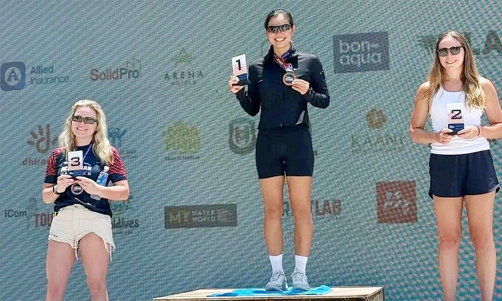 Vietnam's most decorated swimmer Anh Vien wins 10km title at Oceanman Maldives