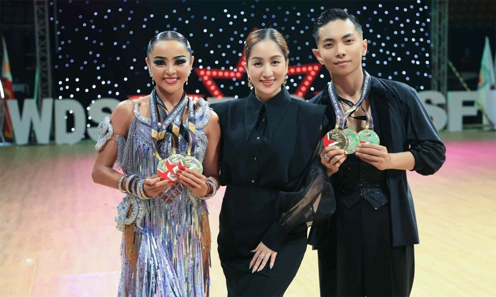 Vietnam DanceSport team shines at Southeast Asian championship 2026