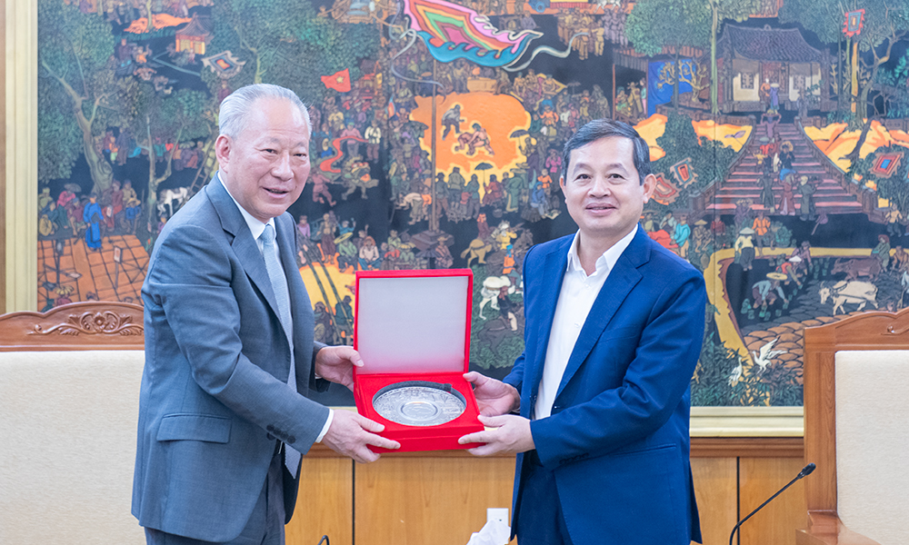 Bac Ninh provincial leader works with China’s Su Shang Construction Group 