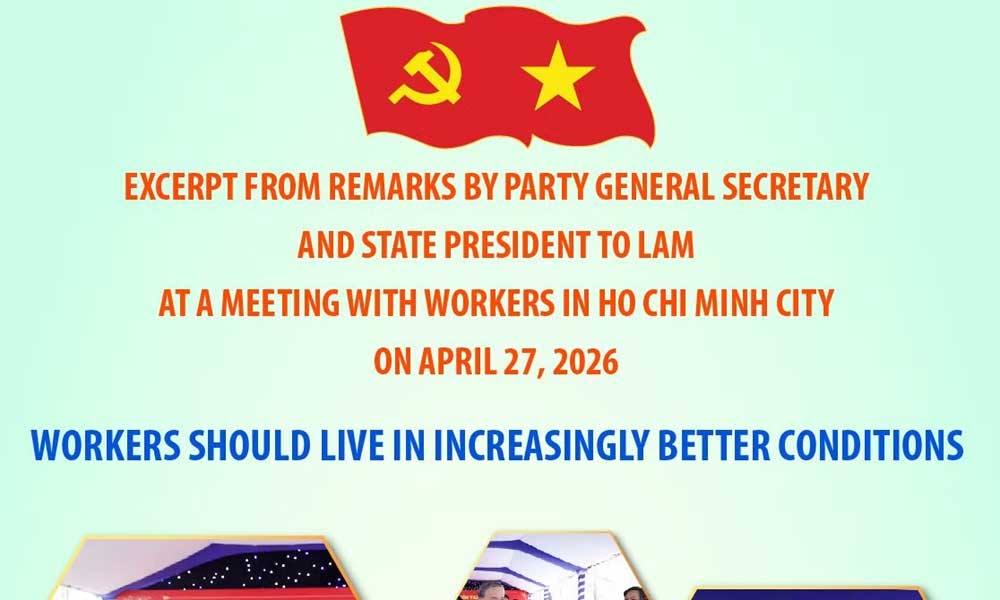 Party chief calls for better living conditions for workers