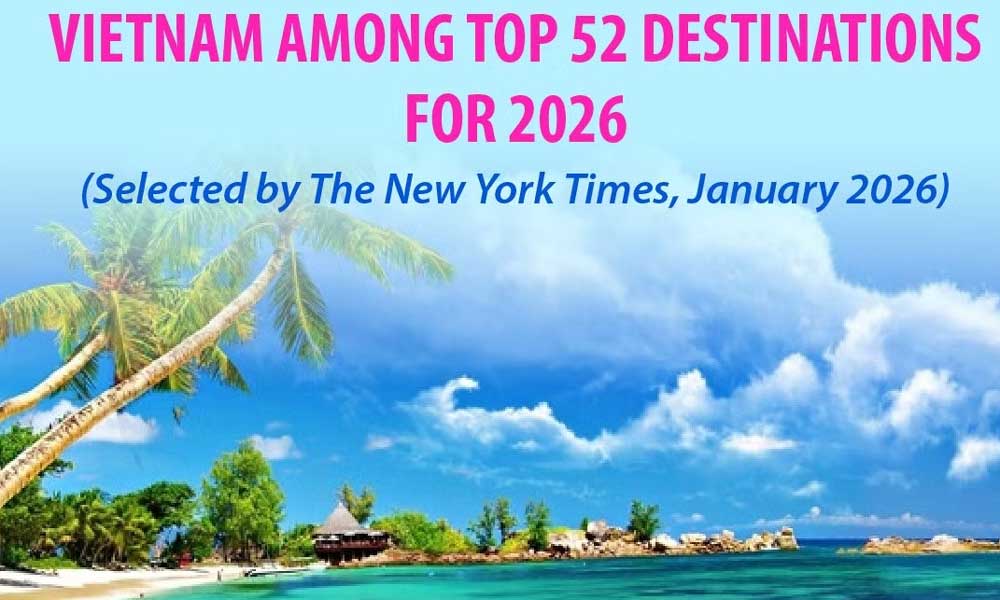 New York Times lists Vietnam among Top Global Destinations for 2026