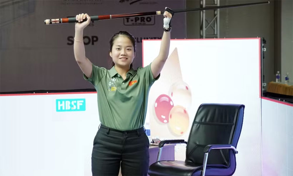 Nguyen Duc Yen Sinh wins Asian women’s three-cushion billiards title