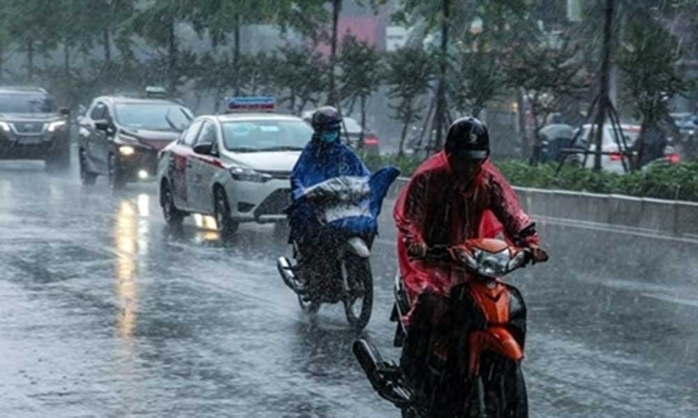 Weekly weather forecast from Monday to Sunday