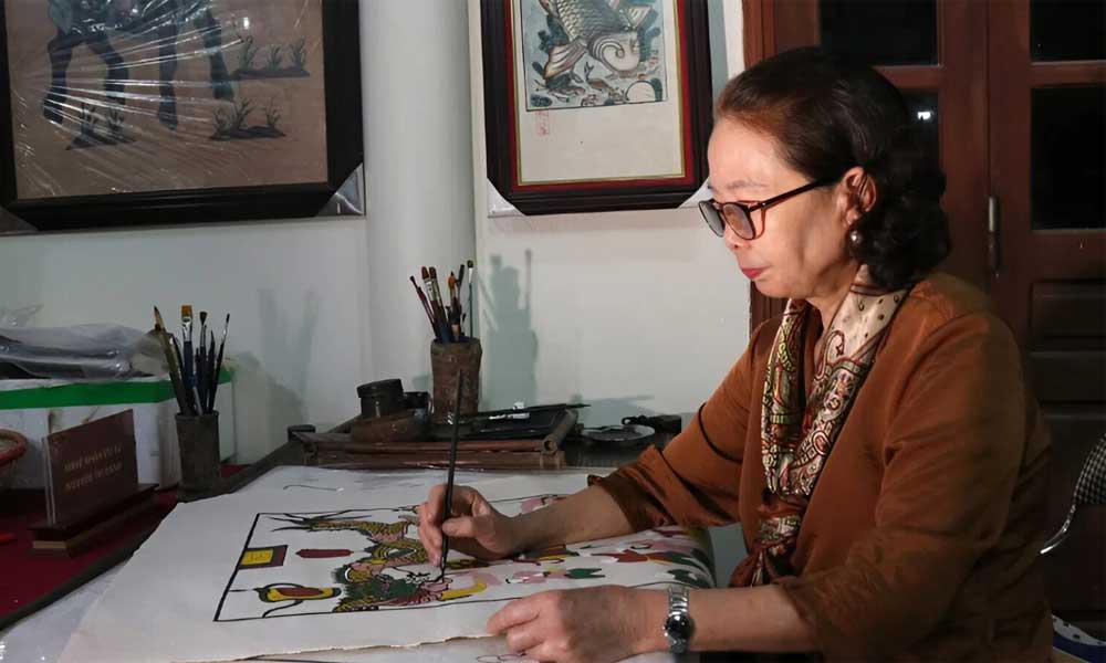Couple saves 500-year-old Dong Ho painting art from extinction