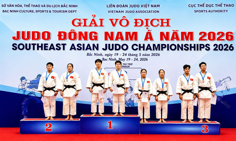 Bac Ninh wins nine medals at Southeast Asian Judo Championships