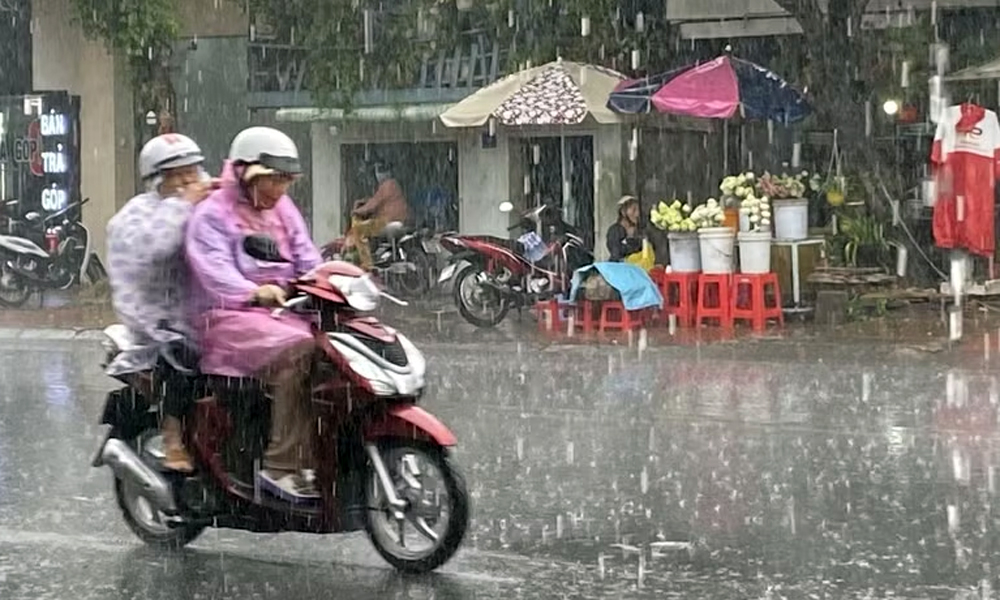 Weekly weather forecast from Monday to Sunday 